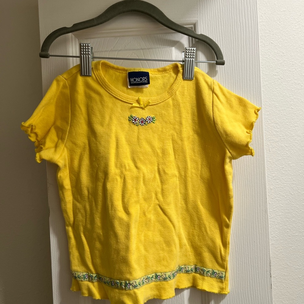 Honors Yellow T-Shirt Toddler 4t